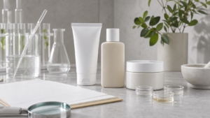 Editorial beauty still life for FDA-Approved Skincare Ingredients: What You Need to Know.